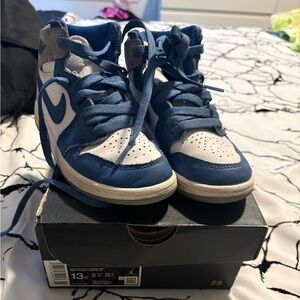 Nike Blue and White Sneakers